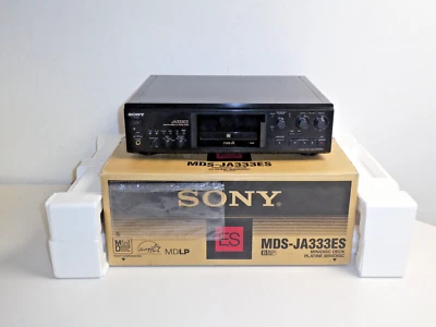 Sony MDS-JA333ES High-End Mini-Disc Recorder Schwarz in OVP, 2 Jahre Garantie - Bild 1 von 4