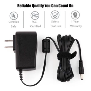 9.5V AC DC Adapter for Casio Piano Keyboard Power Supply Charger Cord UL Listed - Picture 1 of 13