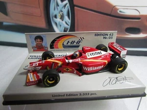 MINICHAMPS /F1 - WILLIAMS MECACHROME FW20 - H.H FRENTZEN - 1/43 SCALE MODEL CAR - Picture 1 of 5
