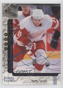 1998-99 SP Authentic Stat Masters /600 Sergei Fedorov #SO22 HOF