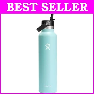 Stylish 24 Oz Stainless Steel Water Bottle – Cold for 24 Hours, Fits Cupholders - Picture 1 of 12