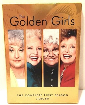 The Golden Girls The Complete First Season One DVD 2004 3 Disc Set Betty White - Image 1 of 4