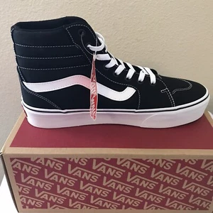 Vans Filmore Platform Shoes Women's Size 11 Black White High-Top Sneakers - Picture 1 of 11