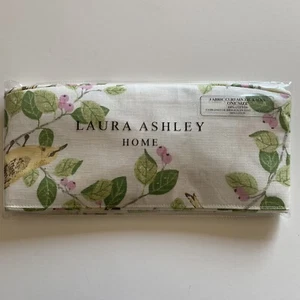 Laura Ashley Curtain Tie Backs Aviary Garden Apple 100% Cotton 1 Pair In Package - Picture 1 of 12