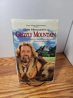Grizzly Mountain, VHS, Dan Haggerty, Clamshell Case, G, 1997.    - Image 1 of 4