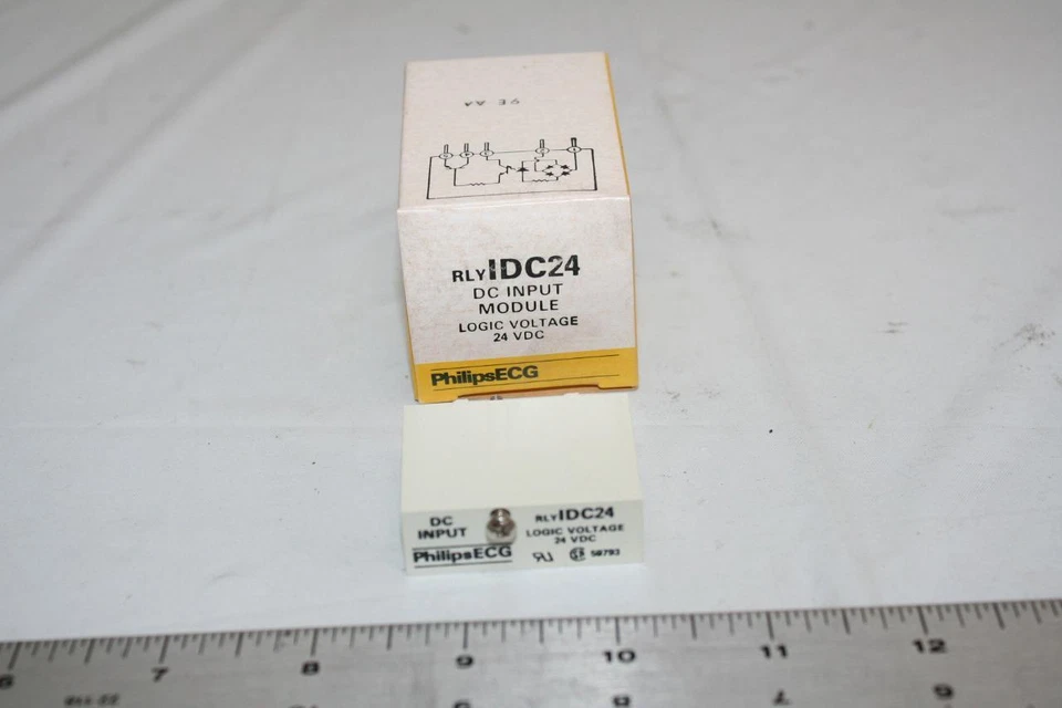 ECG RLYIDC24 DC Input Module Logic Voltage 24VDC I/O Module RIM-IDC24 New - Image 1 of 1