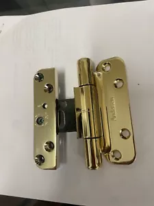 andersen frenchwood brass door hinges right hand in bright brass new in box - Picture 1 of 3