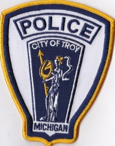 City of Troy Police Michigan MI Police Patch  - Picture 1 of 1