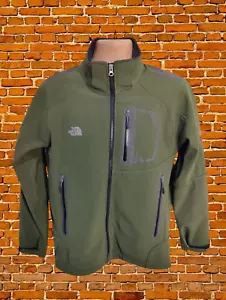 MEN THE NORTH FACE SMALL OLIVE GREEN ZIP UP SUMMIT SERIES SOFTSHELL JACKET COAT - Picture 1 of 7