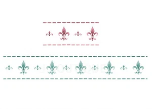 PLANTILLAS DE PARED PATRÓN 12.99""x9.05"" aerógrafo PLANTILLA GRANDE 3005 - Imagen 1 de 1