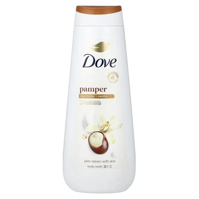 Pamper Body Wash, Shea Butter + Vanilla, 20 fl oz - Image 1 of 2