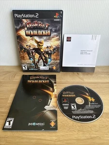 Ratchet: Deadlocked (Sony PlayStation 2 PS2) Black Label CIB mit Reg Card getestet - Bild 1 von 8