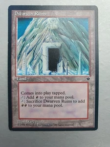 Dwarven Ruins, MTG Fallen Empires (1994) Uncommon Land - Picture 1 of 2