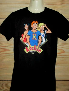 MENS ARCHIE COMICS BLACK T-SHIRT SIZE M - Picture 1 of 3
