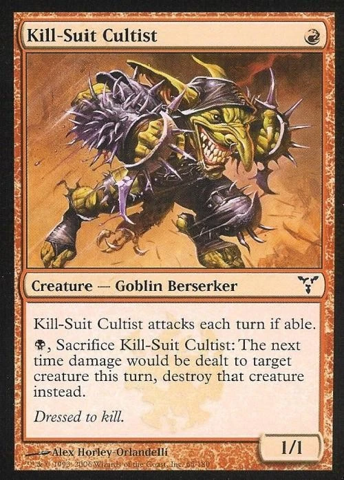 Kill-Suit Cultist - Medium Play MTG Dissension - Image 1 of 1