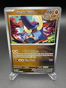 Great Tusk (Poke Ball Pattern) 055/131 SV: Prismatic Evolutions Holo - Picture 1 of 4