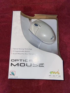 Vintage Wired PS/2 Optical Mouse Genuine Mi PD430P - Picture 1 of 5