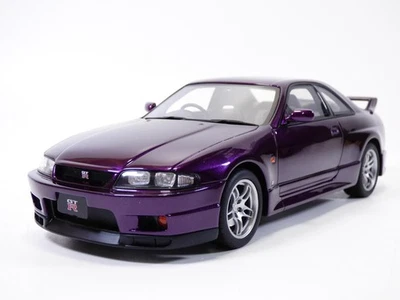 NISSAN SKYLINE GTR R33 V-Spec Violet Midnight 1/18 1995 GT-R - Immagine 1 di 4