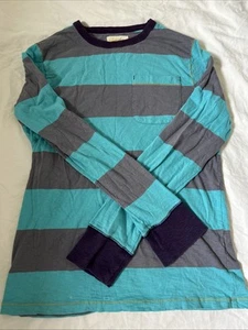 Boden Johnnie B Boys Striped Long Sleeve Shirt Tween Sz 13/14 Back To School - Picture 1 of 6
