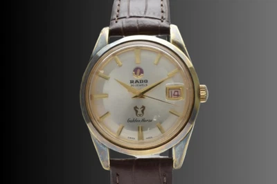 Vintage [Exc+5] RADO Golden Horse 11674 Gold 35mm Automatic Men's Watch JAPAN - Image 1 of 4