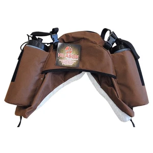 73AI 600D Cordura Outer Saddle Bags W/Bottle Brown Hilason - Picture 1 of 3