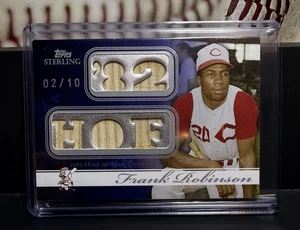 2008 Topps Sterling Frank Robinson '82 HOF BAT RELIC /10 - Picture 1 of 1