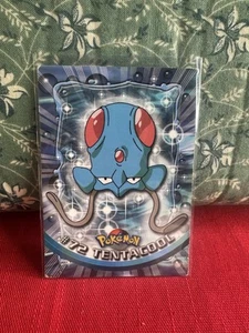 #72 TENTACOOL BLUE Logo Pokemon Topps TV Animation Edition Card 1999 2000 - Photo 1 sur 2