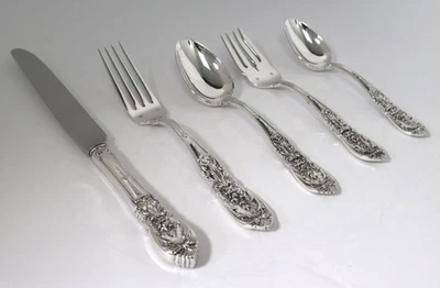 Tuttle Richelieu Sterling Silver 5-Pc Dinner Size Place Setting | Multiple Sets - Image 1 of 4