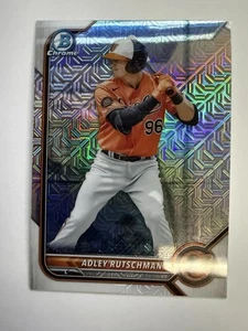Bowman #BCP-29 2022 Adley Rutschman cromo mojo refractores Baltimore Orioles🦅 - Imagen 1 de 2