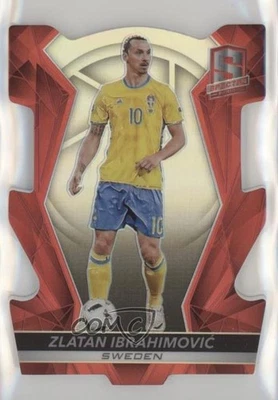 2016-17 Panini Spectra Red Die-Cut /65 Zlatan Ibrahimovic #100 - Image 1 of 2