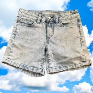Joe's Jeans Girls Shorts Sz 8 Acid Washed Denim Shortie Shorty Light Blue - Picture 1 of 5