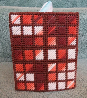 Soporte para caja de pañuelos de punta de aguja - ambiente retro Foto 1 de 4