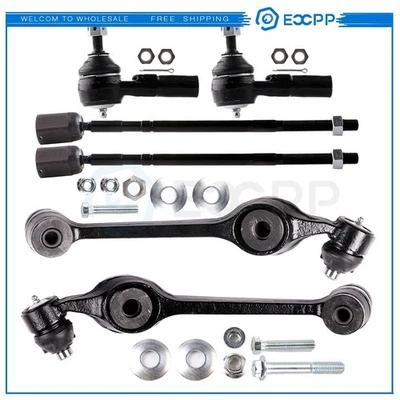 Juego de 6 barras de amarre interiores exteriores para Ford Tempo 1984-1988 1989 1990 brazos de control inferiores Foto 1 de 4