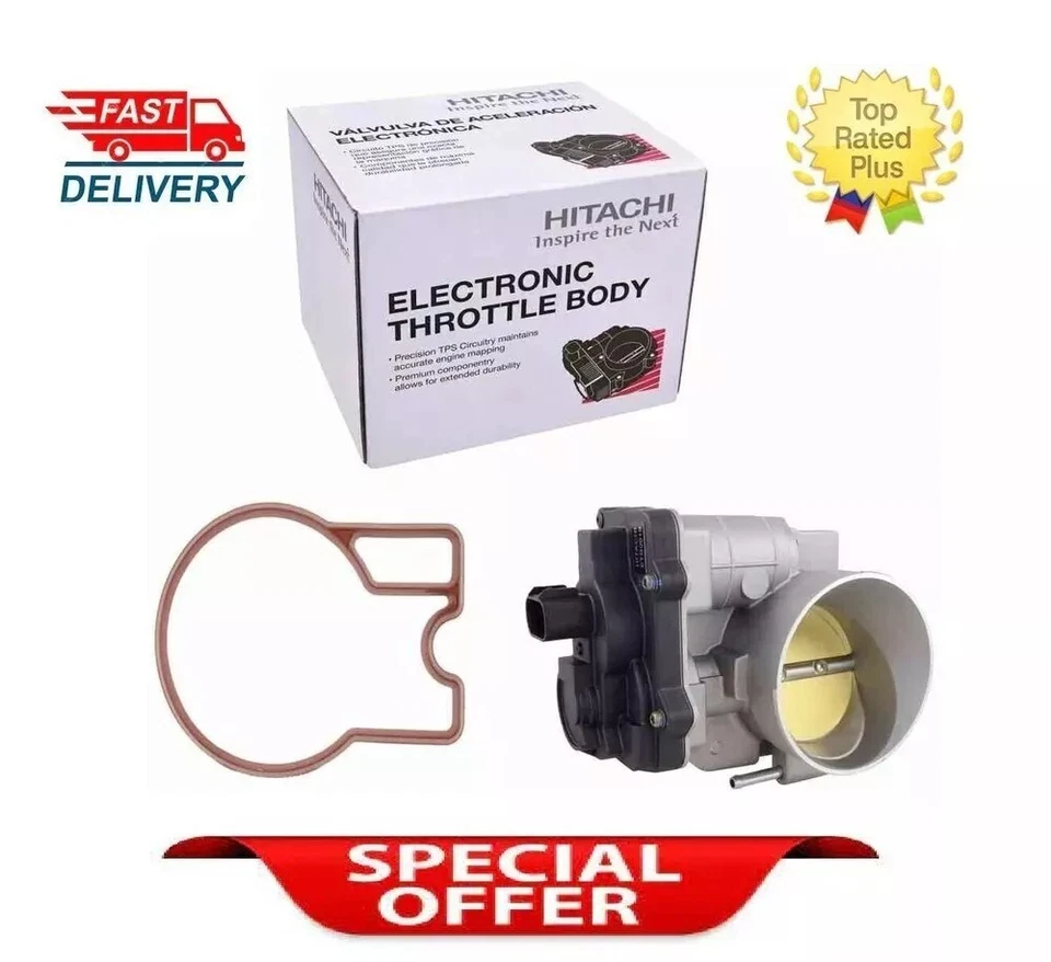 Cuerpo del acelerador de inyección de combustible HITACHI GMC OEM 12570800 W. Junta + Actuador V8. Foto 1 de 4