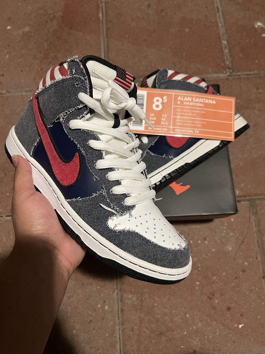 Nike Dunk Premium SB High Born In The USA for Sale Nike Dunk Premium SB High Born In The USA for Sale