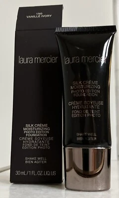 Laura Mercier Silk Creme Moisturizing Photo Edition 1N0 VANILLE IVORY NEW 1 Oz - Image 1 of 4