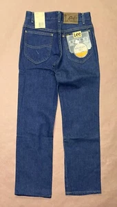 Vintage Lee Student Blue Jeans, Strait Leg, Deadstock NWT, Size 27x28 - Picture 1 of 3