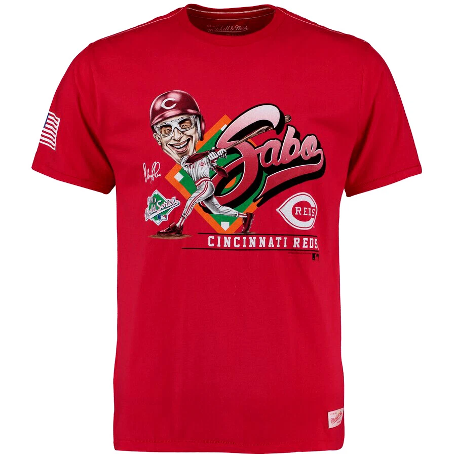 Camiseta Mitchell & Ness Cincinnati Reds Chris Sabo Serie Mundial NUEVA CON ETIQUETAS Foto 1 de 1