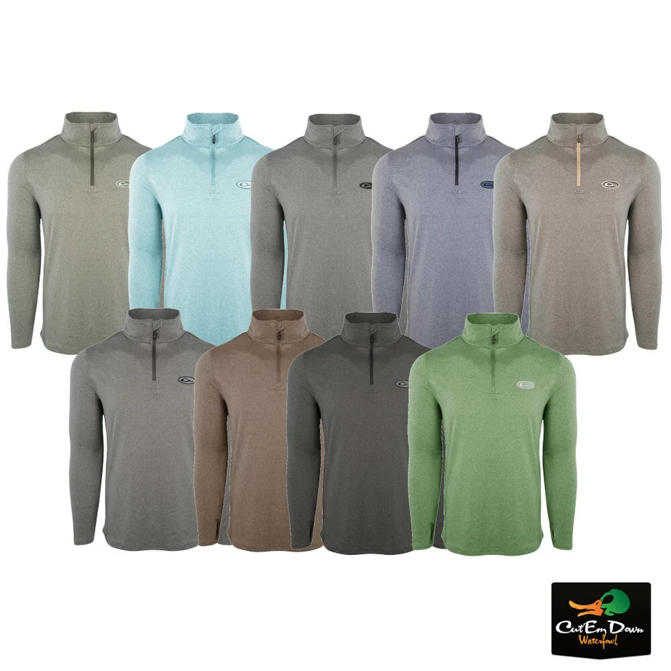 DRAKE WATERFOWL SYSTEMS MICROLITE PERFORMANCE HALF ZIP PULLOVER - Image 1 of 1