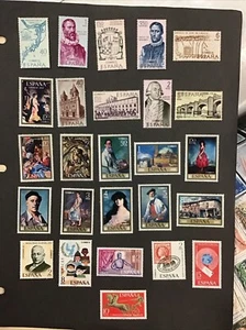 Spain 1968-1972 VF-XF MNH & Hinged Lot Between Sc#1547-1733,   (W47) - Picture 1 of 4