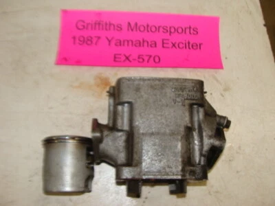 Yamaha Exciter 570 EX 1987 cilindro veneno jarra anillos 86M00 manga 73 mm diámetro 2 Foto 1 de 4