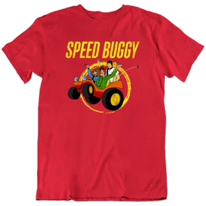 Maglietta retrò Car Friend Buggy, cartone animato velocità anni '70 divertente spettacolo televisivo retrò nuova - Foto 1 di 17