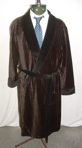 Vintage Marks & Spencer plush soft dressing gown smoking jacket - Picture 1 of 4