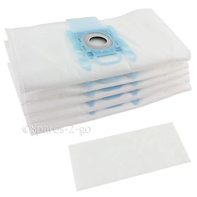 5 x Vacuum Cleaner G Type Cloth Dust Bags & Filter For Bosch Hoover Bag - Image 1 of 3