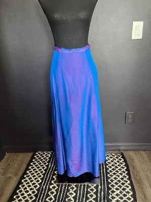 Jessica McClintock Gunne Sax Millennium 2000 Falda Iridiscente Hada Y2K Foto 1 de 4