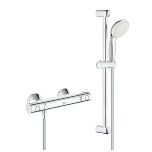 Grohetherm 800 Exposed Shower Valve & Slide Bar Set Chrome - 34565001 - Picture 1 of 1