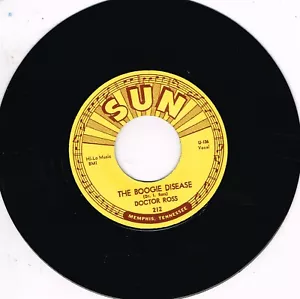 DOCTOR ROSS - BOOGIE DISEASE / JUKE BOX BOOGIE - LEGNDARY SUN label BLUES BOPS - Imagen 1 de 1
