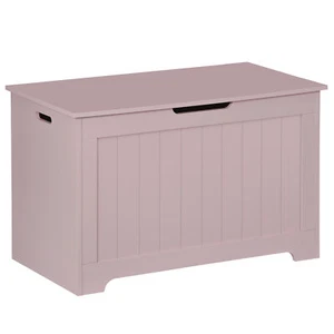 Box Entryway Storage Chest Bench Hide Space Store Clothes Socks Books Pink - Picture 1 of 24