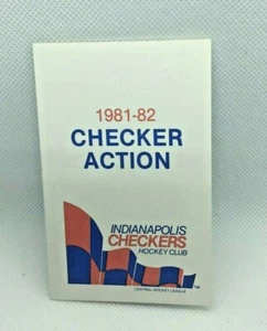 1981-82 Indianapolis Checkers Soccer Schedule - Picture 1 of 3
