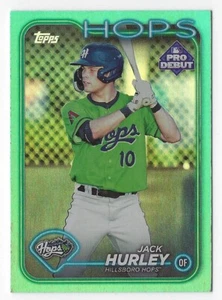 2024 Topps Pro Debut #PD70 Jack Hurley Aqua Foil Parallel #'d 53/75 - Imagen 1 de 2